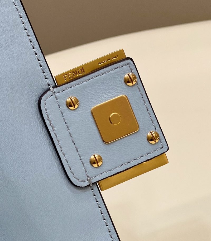 FI Baguette Blue For Women, Women’s Handbags, Shoulder And Crossbody Bags 7.5in/19cm FF 8BS017 - Image 2