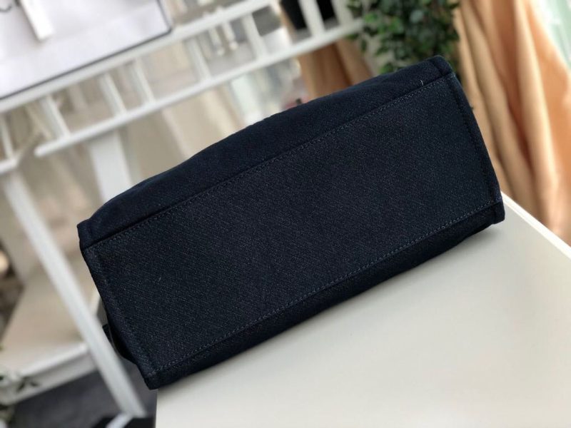 CHL Deauville Tote Canvas Bag Dark Blue For Wom14.9in/38cm - Image 4
