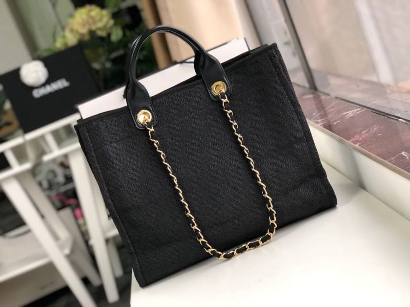 CHL Deauville Tote 38cm Black/Grey For WomA66941 - Image 3