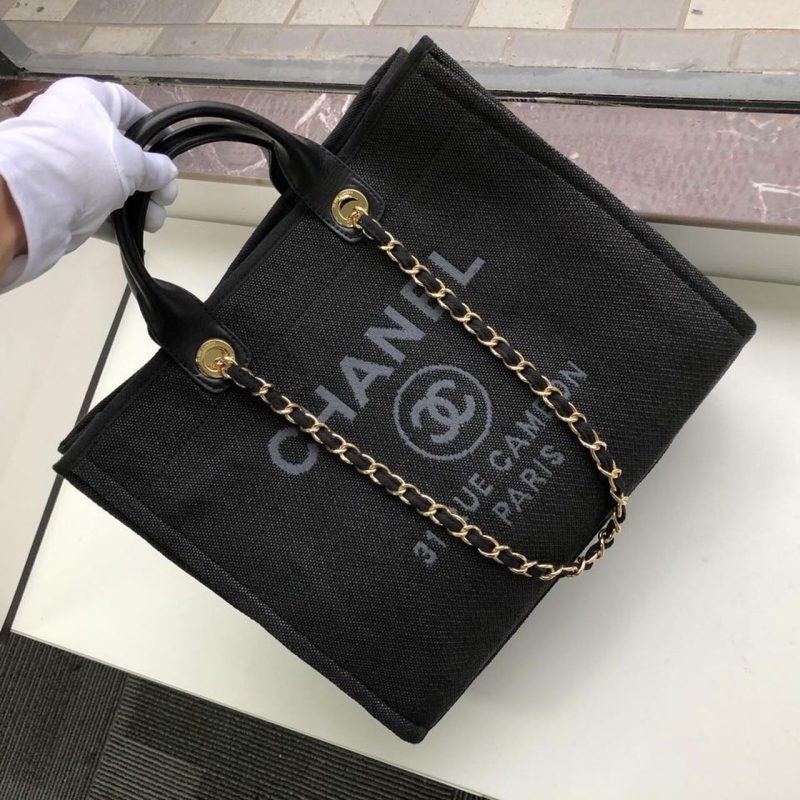 CHL Deauville Tote 38cm Black/Grey For WomA66941 - Image 4