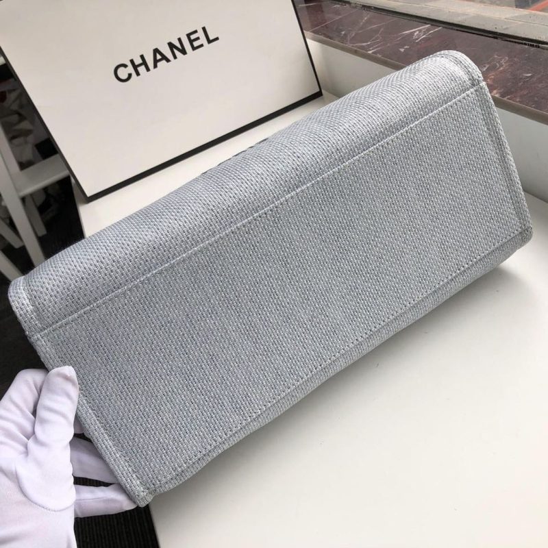 CHL Deauville Tote 38cm White Gray For WomA66941 - Image 4