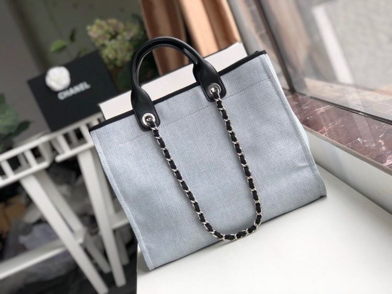 CHL Deauville Tote 38cm White Gray For WomA66941 - Image 8