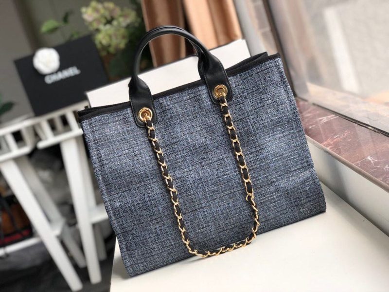 CHL Deauville Tote 38cm Blue/Black For WomA66941 - Image 4
