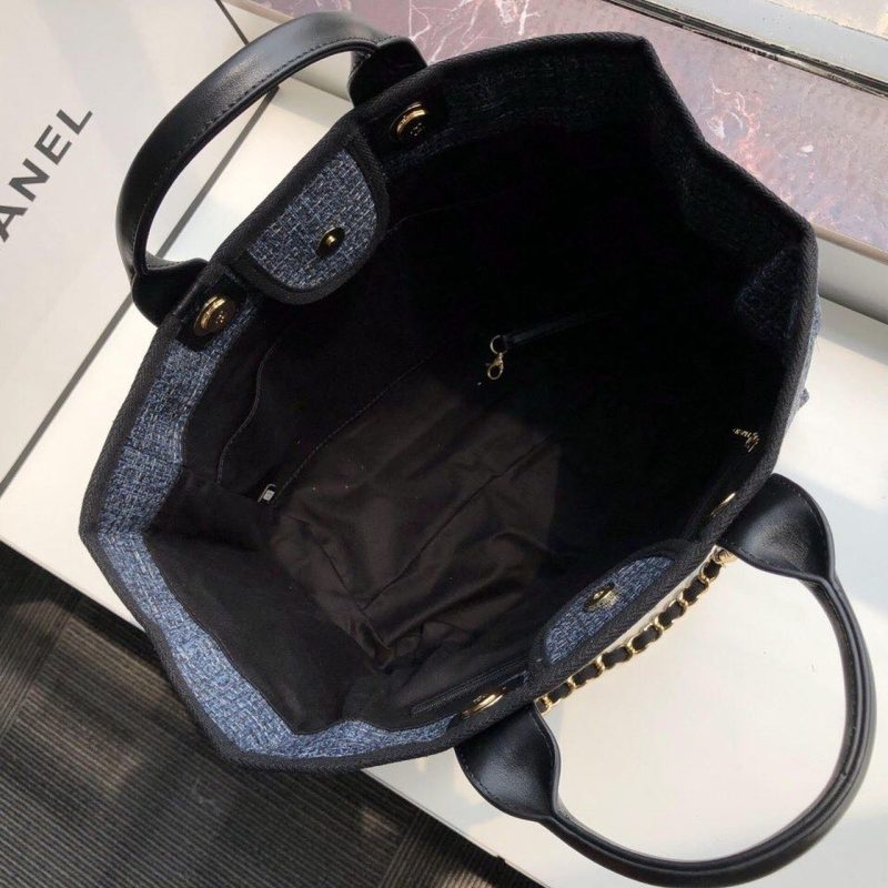 CHL Deauville Tote 38cm Blue/Black For WomA66941 - Image 8