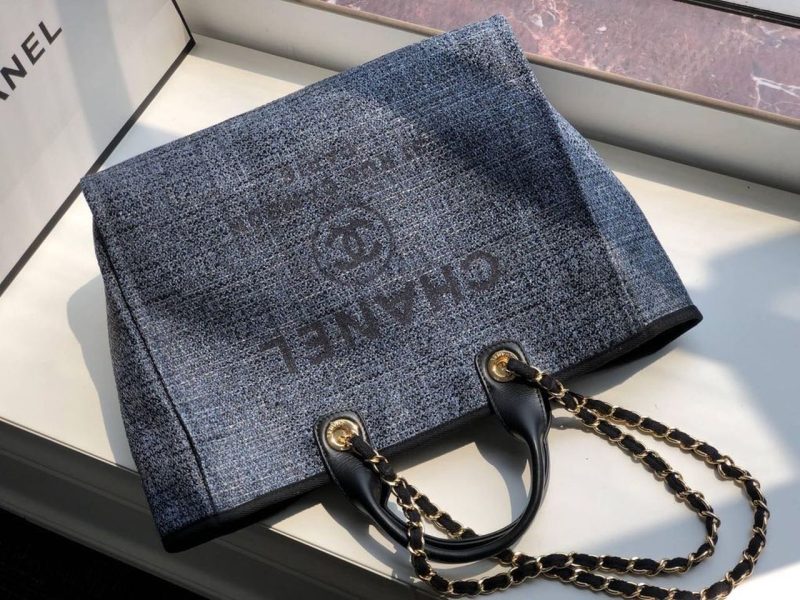 CHL Deauville Tote 38cm Blue/Black For WomA66941 - Image 7