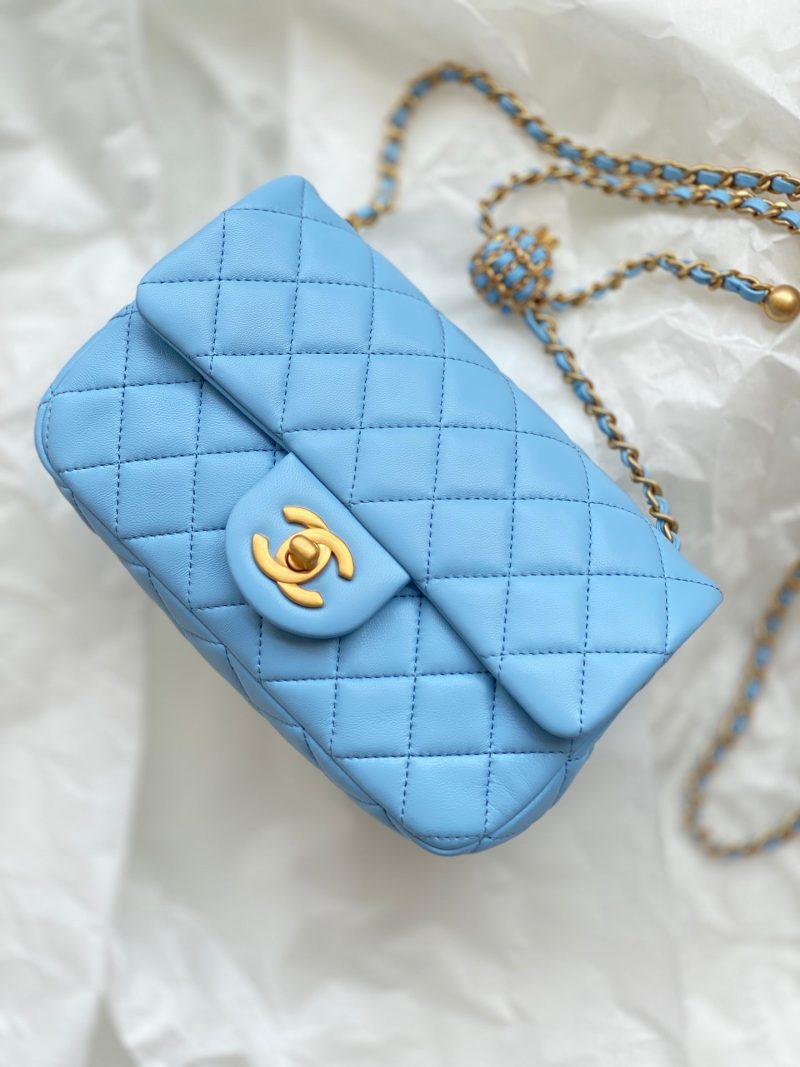 CHLMini Flap Bag Blue For Women, Women’s Bags 7.9in/20cm - Image 8