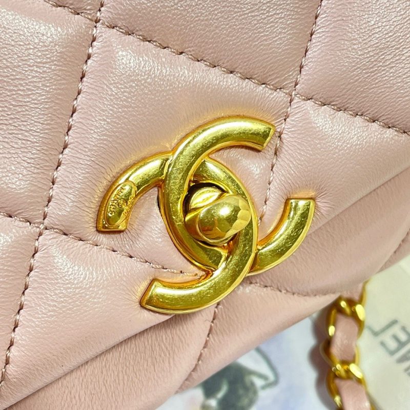 CHLMini Flap Bag Gold Hardware PiNike For Women, Women’s Handbags, Shoulder Bags 6.7in/17cm AS3365 - Image 7