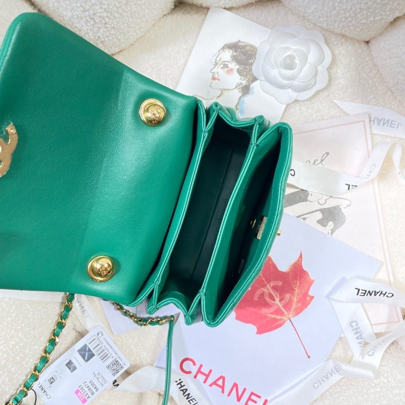 CHLMini Flap Bag Gold Hardware GreFor Women, Women’s Handbags, Shoulder Bags 6.7in/17cm AS3365 - Image 4