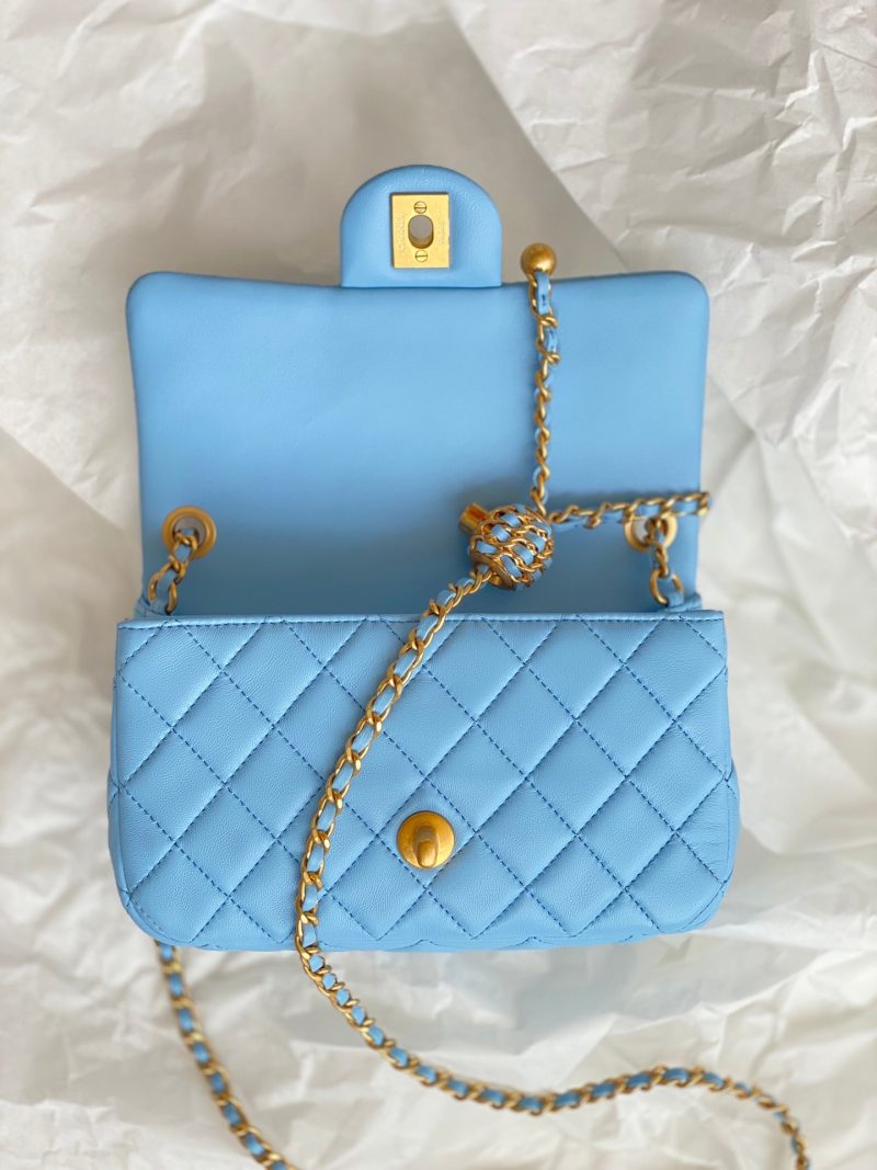 CHLMini Flap Bag Blue For Women, Women’s Bags 7.9in/20cm - Image 5