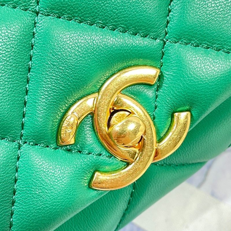 CHLMini Flap Bag Gold Hardware GreFor Women, Women’s Handbags, Shoulder Bags 6.7in/17cm AS3365 - Image 6