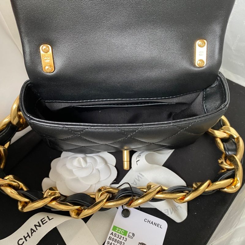 CHLMini Flap Bag Black For Women, Women’s Bags Shoulder And Crossbody Bags 6.6in/17cm AS3213 - Image 5
