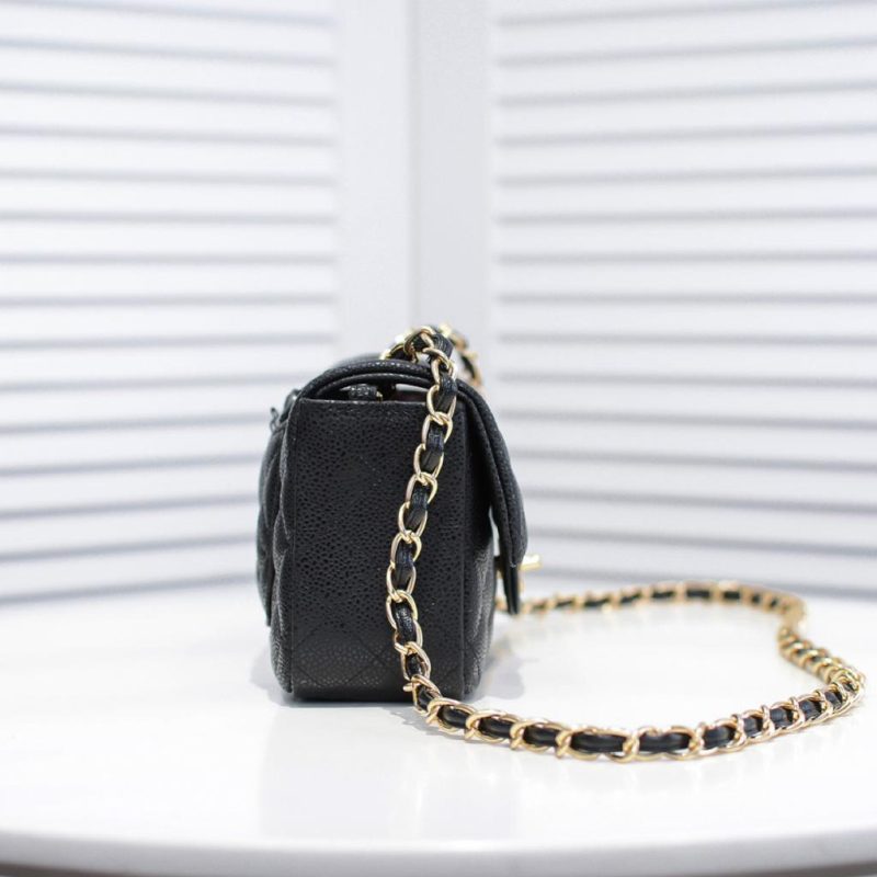 CHLMini Flap Bag Black For Wom7.8in/20cm A69900 - Image 8