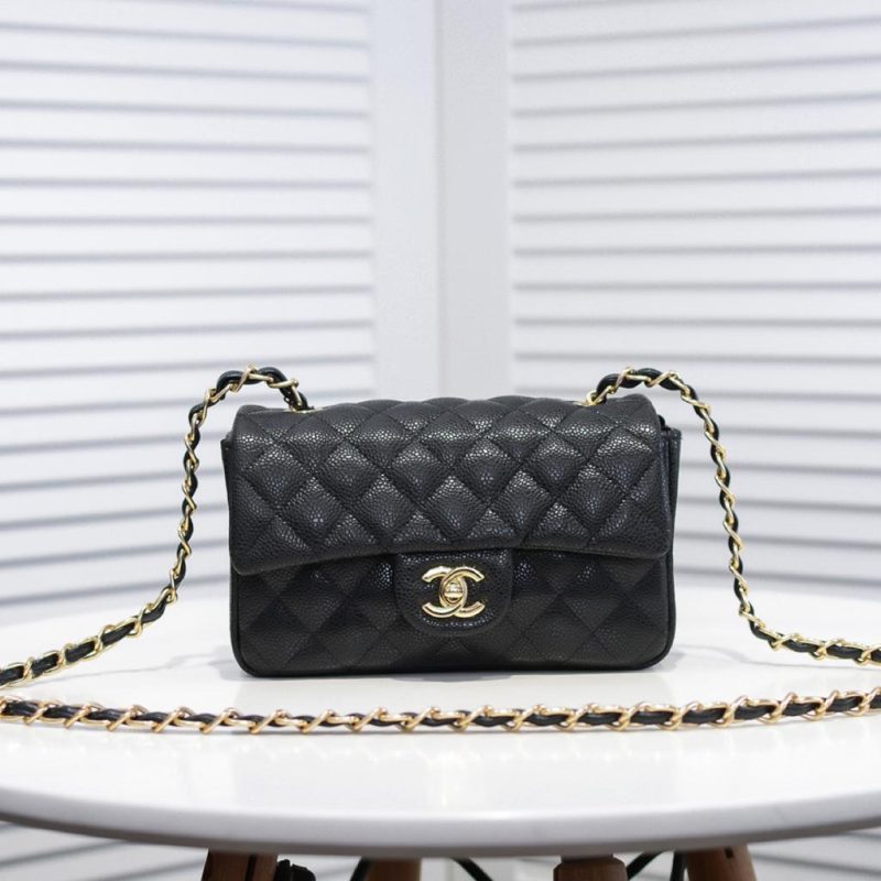 CHLMini Flap Bag Black For Wom7.8in/20cm A69900