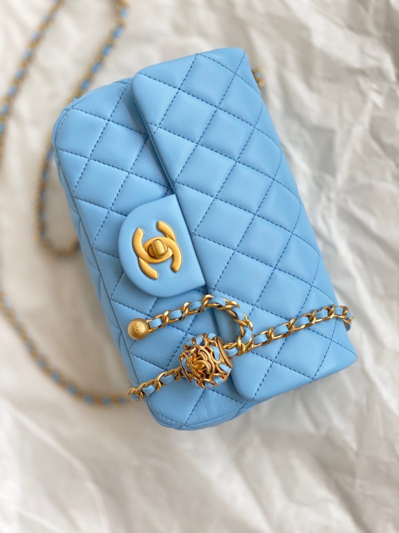 CHLMini Flap Bag Blue For Women, Women’s Bags 7.9in/20cm - Image 3