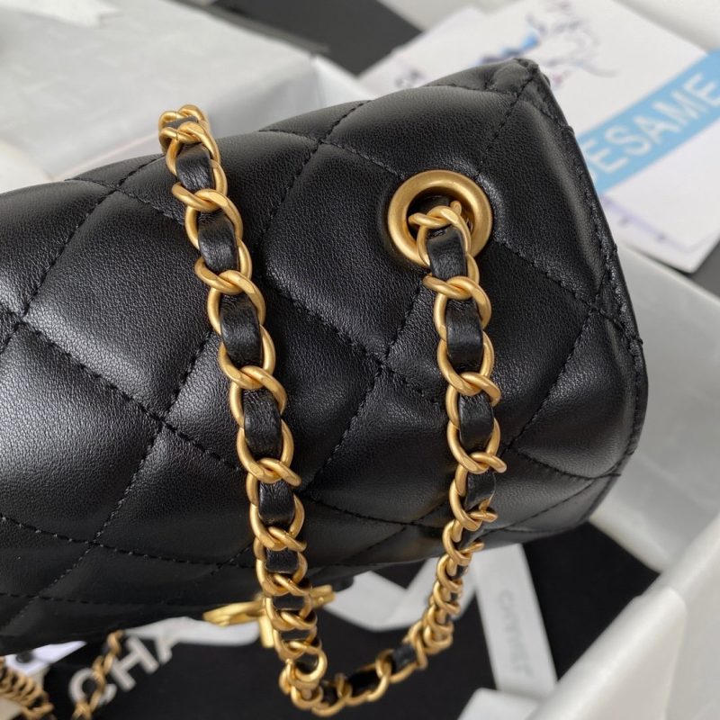 CHLMini Flap Bag Black For Women, Women’s Bags 6.7in/17cm - Image 5