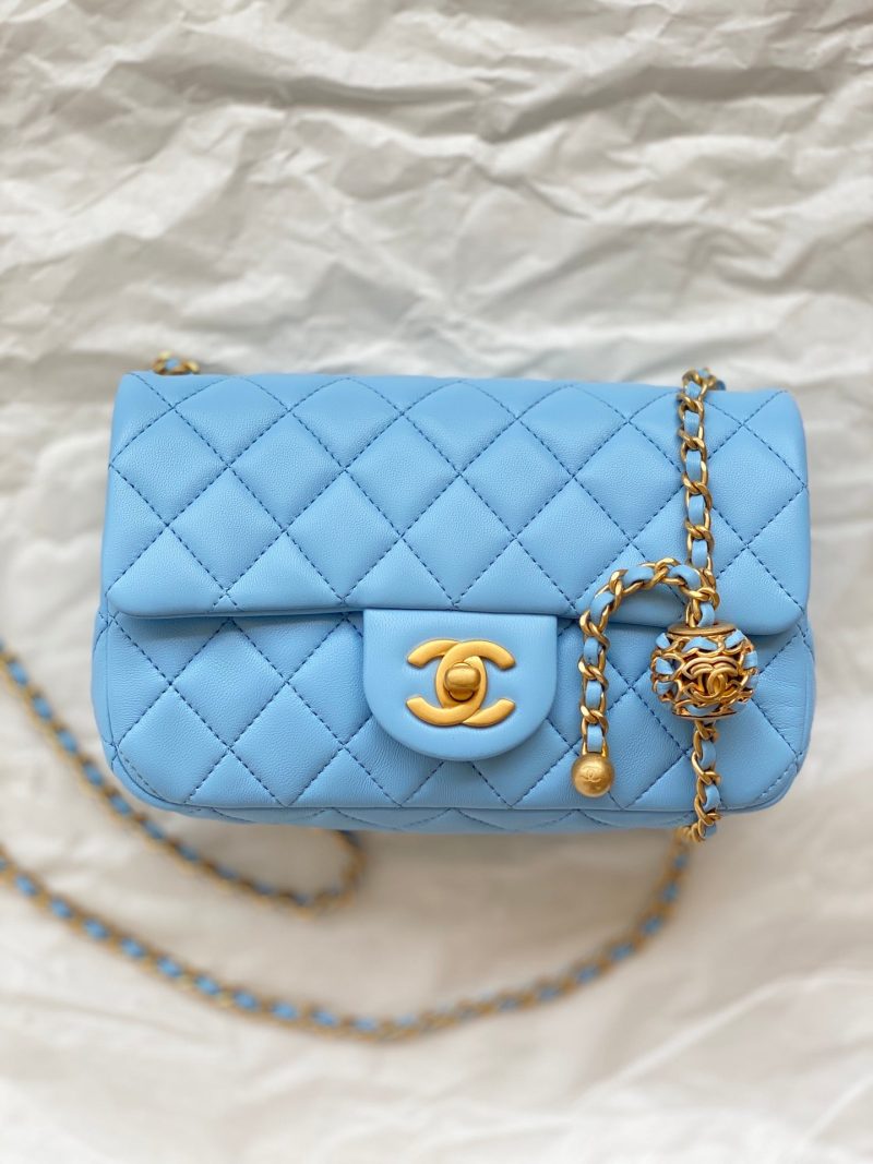 CHLMini Flap Bag Blue For Women, Women’s Bags 7.9in/20cm