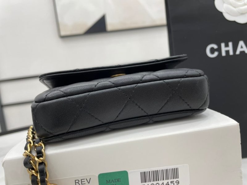 CHLMini Flap Bag Black For Women, Women’s Bags 7.5in/19cm - Image 3