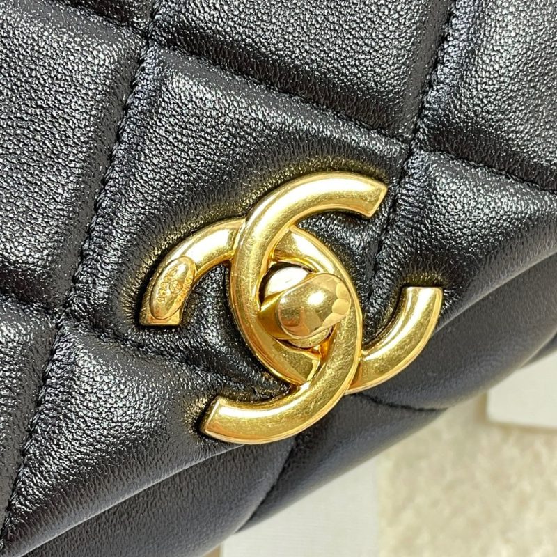 CHLMini Flap Bag Gold Hardware Black For Women, Women’s Handbags, Shoulder Bags 6.7in/17cm AS3365 - Image 5